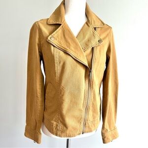 Tan Old Navy Moto Jacket